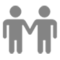 Emoji 👬 Due Uomini Che Si Tengono Per Mano su Microsoft Windows 10.