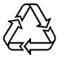 Simbolo universale del riciclaggio Microsoft Windows 10.