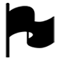 Emoji 🏴 Bandiera Nera su Microsoft Windows 10.