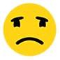 ☹️ Emoji Rosto Descontente na Microsoft Windows 10.
