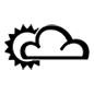 🌥️ Emoji Sonne hinter großer Wolke Microsoft Windows 10.
