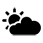 🌤️ Emoji Sol Detrás De Una Nube Pequeña en Microsoft Windows 10.