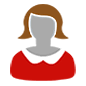 👩 Emoji Mujer en Microsoft Windows 10.