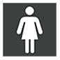 Émoji 🚺 Symbole Toilettes Femmes sur Microsoft Windows 10.