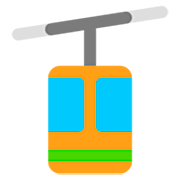 Émoji 🚡 Tramway Aérien sur Microsoft Windows 11 22H2.