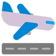 🛬 Emoji Avião Aterrissando na Microsoft Windows 11 22H2.