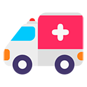 🚑 Emoji Ambulancia en Microsoft Windows 11 22H2.