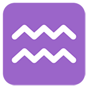 Emoji ♒ Segno Zodiacale Dell’Acquario su Microsoft Windows 11 22H2.