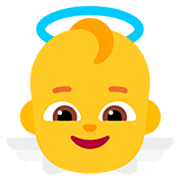 👼 Emoji Bebé ángel en Microsoft Windows 11 22H2.