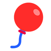 Émoji 🎈 Ballon Gonflable sur Microsoft Windows 11 22H2.