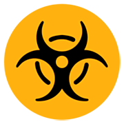 Émoji ☣️ Danger Biologique sur Microsoft Windows 11 22H2.