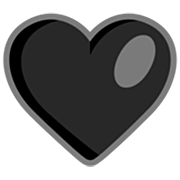 🖤 Emoji Corazón Negro en Microsoft Windows 11 22H2.