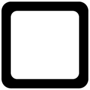 Emoji 🔲 Tasto Quadrato Bianco Con Bordo Nero su Microsoft Windows 11 22H2.