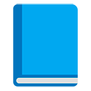 📘 Emoji Libro Azul en Microsoft Windows 11 22H2.