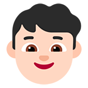 👦🏻 Emoji Niño: Tono De Piel Claro en Microsoft Windows 11 22H2.