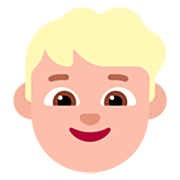 Emoji 👦🏼 Bambino: Carnagione Abbastanza Chiara su Microsoft Windows 11 22H2.
