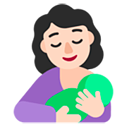 🤱🏻 Emoji Lactancia Materna: Tono De Piel Claro en Microsoft Windows 11 22H2.
