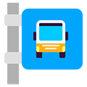🚏 Emoji Parada De Autobús en Microsoft Windows 11 22H2.
