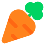 🥕 Emoji Zanahoria en Microsoft Windows 11 22H2.