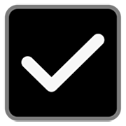 ☑️ Emoji Abstimmungsfeld mit Häkchen Microsoft Windows 11 22H2.