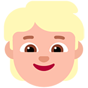 Emoji 🧒🏼 Bimbo: Carnagione Abbastanza Chiara su Microsoft Windows 11 22H2.