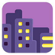 🌆 Emoji Cidade Ao Anoitecer na Microsoft Windows 11 22H2.
