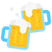 🍻 Emoji Jarras De Cerveza Brindando en Microsoft Windows 11 22H2.