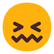Emoji 😖 Faccina Frustrata su Microsoft Windows 11 22H2.