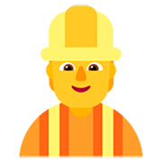 👷 Emoji Bauarbeiter(in) Microsoft Windows 11 22H2.