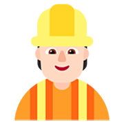 👷🏻 Emoji Trabalhador De Construção Civil: Pele Clara na Microsoft Windows 11 22H2.
