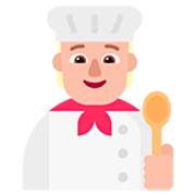 🧑🏼‍🍳 Emoji Cocinero: Tono De Piel Claro Medio en Microsoft Windows 11 22H2.