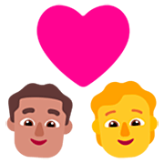 👨🏽‍❤️‍🧑 Emoji Casal Apaixonado: Homem, Pessoa, Pele Morena, Sem tom de pele na Microsoft Windows 11 22H2.