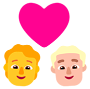 🧑‍❤️‍👨🏼 Emoji Pareja Enamorada: Persona, Hombre, Sin tono de piel, Tono De Piel Claro Medio en Microsoft Windows 11 22H2.