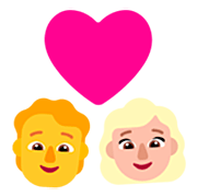 🧑‍❤️‍👩🏼 Emoji Pareja Enamorada: Persona, Mujer, Sin tono de piel, Tono De Piel Claro Medio en Microsoft Windows 11 22H2.