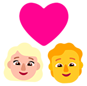 Émoji 👩🏼‍❤️‍🧑 Couple Avec Cœur: Femme, Personne, Peau Moyennement Claire, Pas de teint sur Microsoft Windows 11 22H2.
