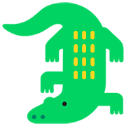 Émoji 🐊 Crocodile sur Microsoft Windows 11 22H2.