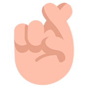 🤞🏼 Emoji Dedos Cruzados: Tono De Piel Claro Medio en Microsoft Windows 11 22H2.
