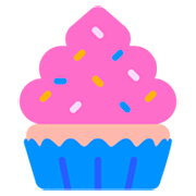 Émoji 🧁 Cupcake sur Microsoft Windows 11 22H2.