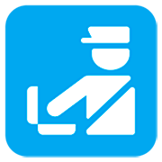 Emoji 🛃 Simbolo Della Dogana su Microsoft Windows 11 22H2.