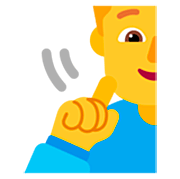 Emoji 🧏‍♂️ Uomo Con Problemi Di Udito su Microsoft Windows 11 22H2.
