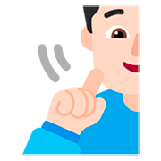 🧏🏻‍♂️ Emoji Homem Surdo: Pele Clara na Microsoft Windows 11 22H2.