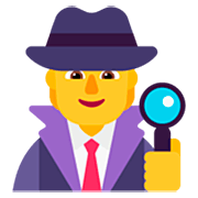 Emoji 🕵️ Detective su Microsoft Windows 11 22H2.
