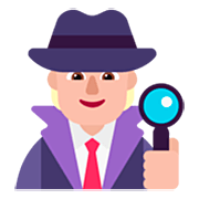 Emoji 🕵🏼 Detective: Carnagione Abbastanza Chiara su Microsoft Windows 11 22H2.
