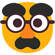 🥸 Emoji Cara disfrazada en Microsoft Windows 11 22H2.