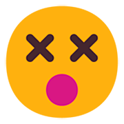 😵 Emoji benommenes Gesicht Microsoft Windows 11 22H2.
