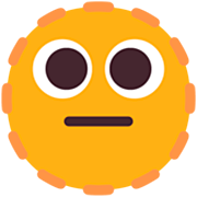 Emoji 🫥 Faccia A Linea Tratteggiata su Microsoft Windows 11 22H2.