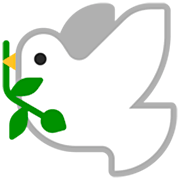 🕊️ Emoji Pomba Branca na Microsoft Windows 11 22H2.