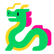Émoji 🐉 Dragon sur Microsoft Windows 11 22H2.