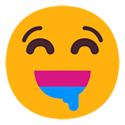 Emoji 🤤 Faccina Che Sbava su Microsoft Windows 11 22H2.