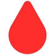 Emoji 🩸 Goccia Di Sangue su Microsoft Windows 11 22H2.